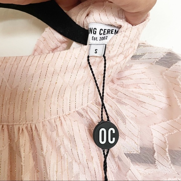 NEW. Opening Ceremony Drop Ruffle Blouse Size Small - Picture 4 of 4